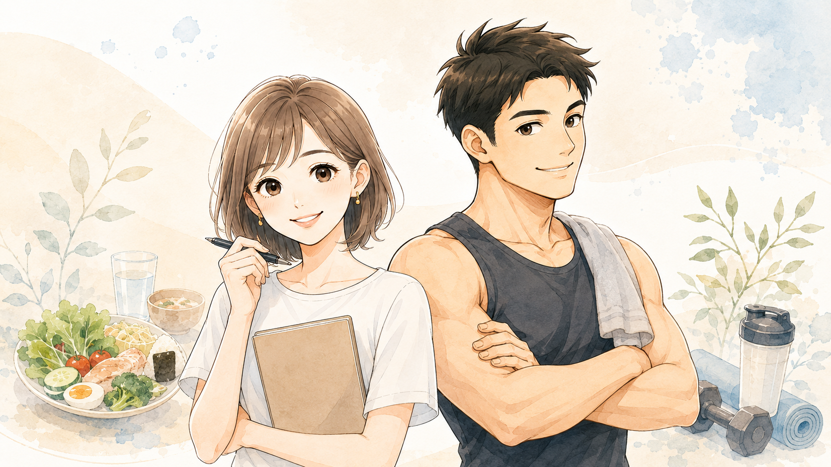 FUTARI FIT 管理栄養士の妻と筋トレを続ける夫